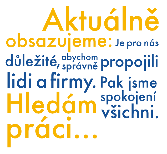 Aktuálně obsazujeme. Je pro nás důležité, abychom správně propojili lidi a firmy. Pak jsme spokojení všichni :) Hledám práci…